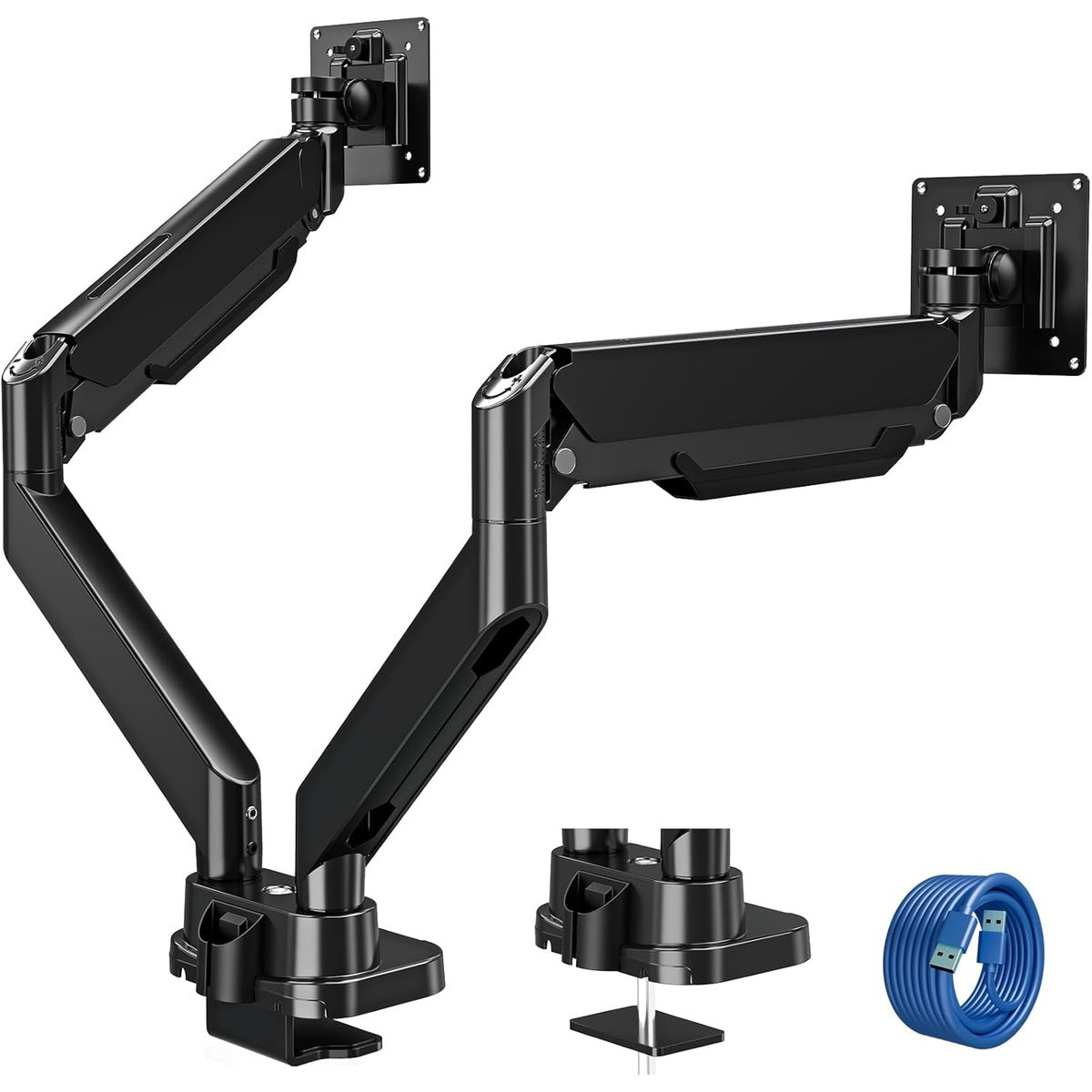 ELIVED Monitor Halterung 2 Monitore für 13-39" Bildschirme hält 2-15 kg