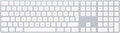 Apple Magic Keyboard mit Ziffernblock (A1843 / MQ052D/A) silber