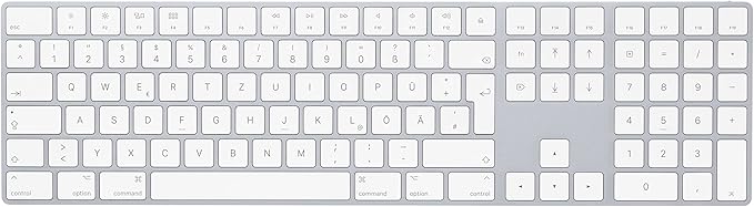 Apple Magic Keyboard mit Ziffernblock (A1843 / MQ052D/A) silber