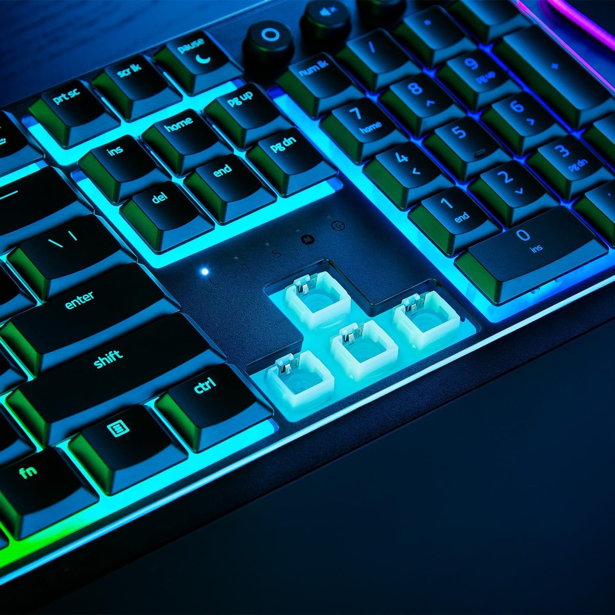 Razer Ornata V3 - Low Profile Gaming Keyboard | QWERTZ DE-Layout | Schwarz