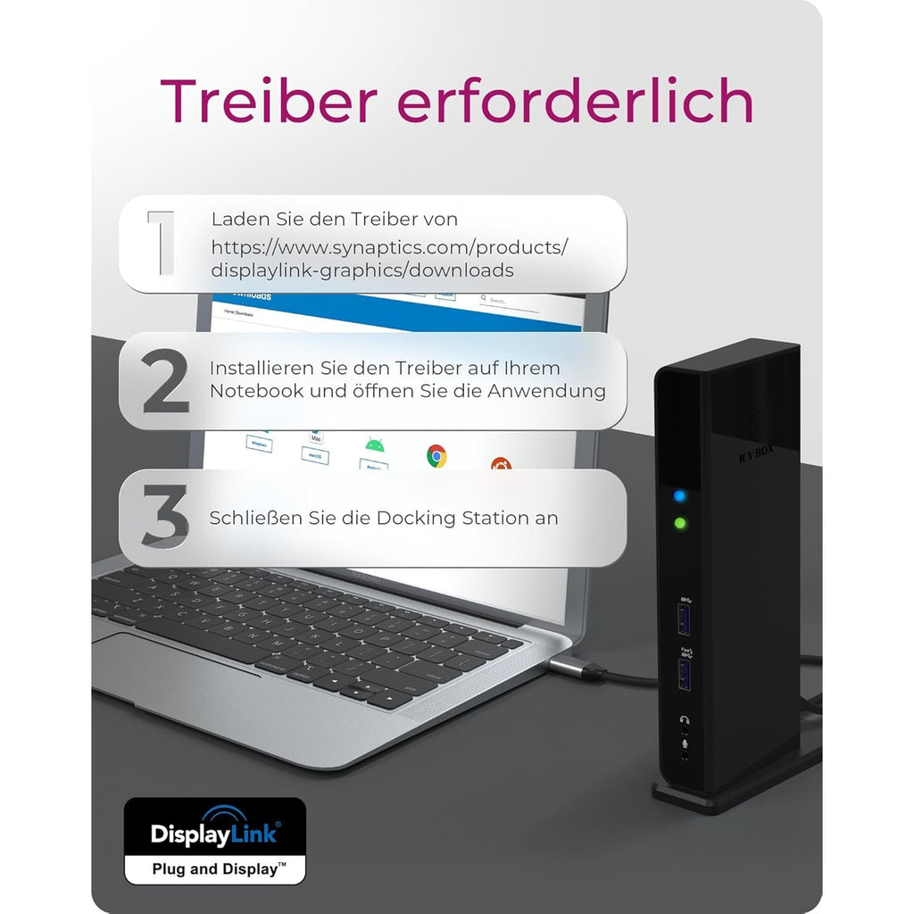 ICY BOX USB-C Docking Station 11-in-1 (IB-DK2251AC)