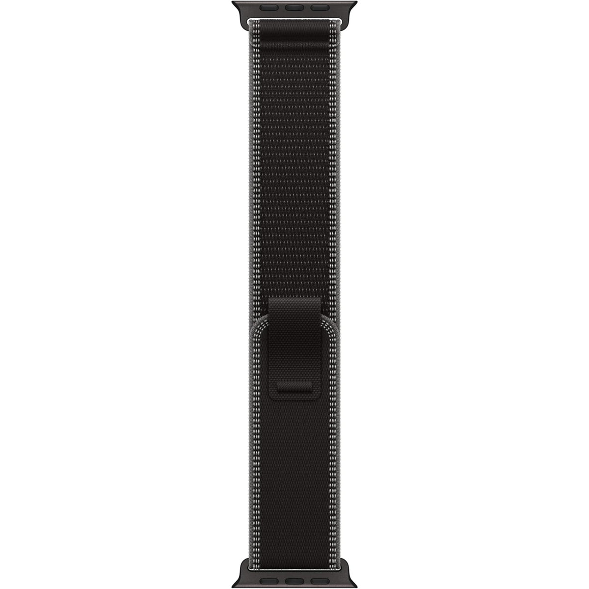 Apple Watch Band - Trail Loop - 49 mm - Schwarz/Kohlegrau - M/L, Fluoroelastomer