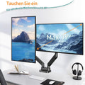 ELIVED Monitor Halterung 2 Monitore für 13-39" Bildschirme hält 2-15 kg