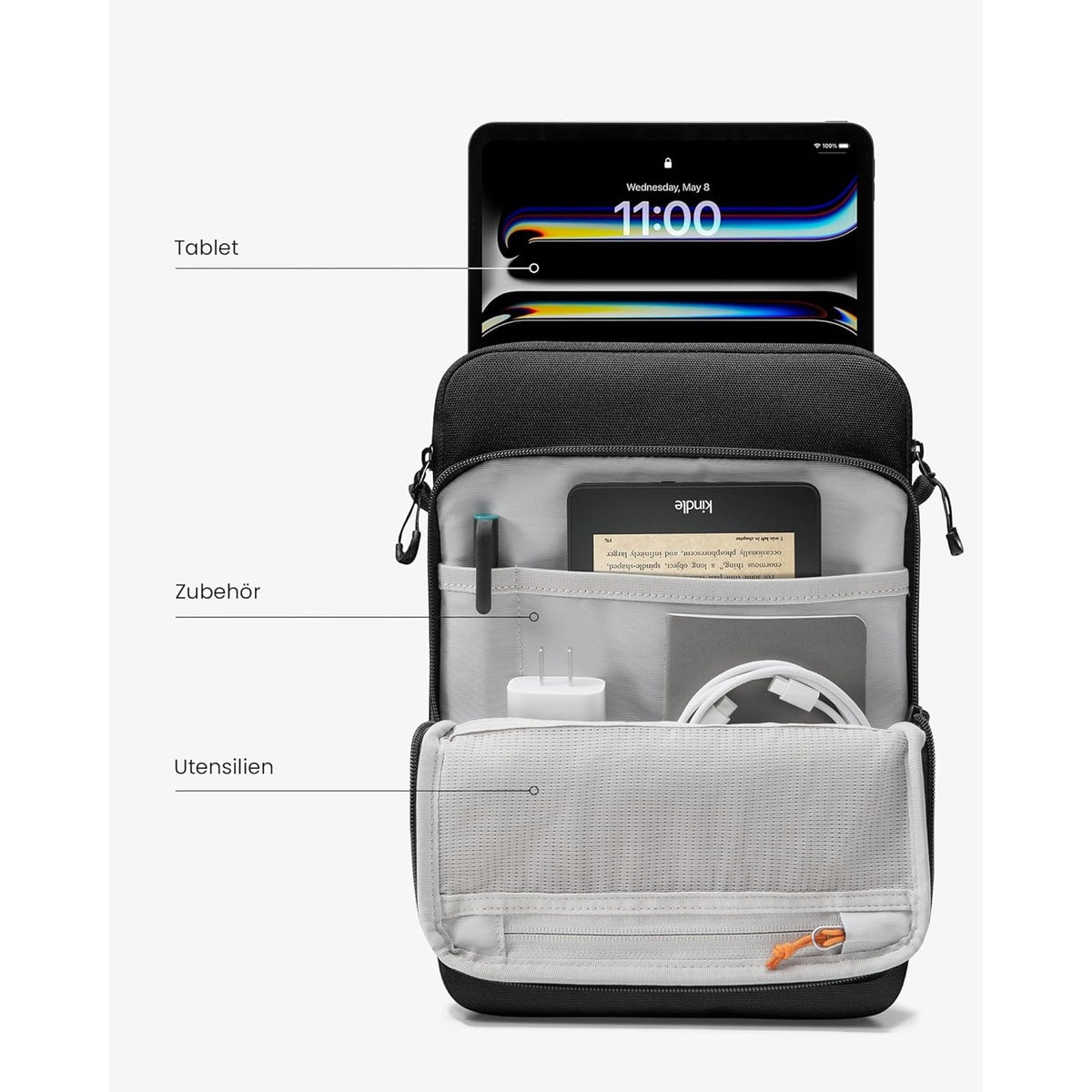 tomtoc 360° Tablet Tasche für 11 Zoll