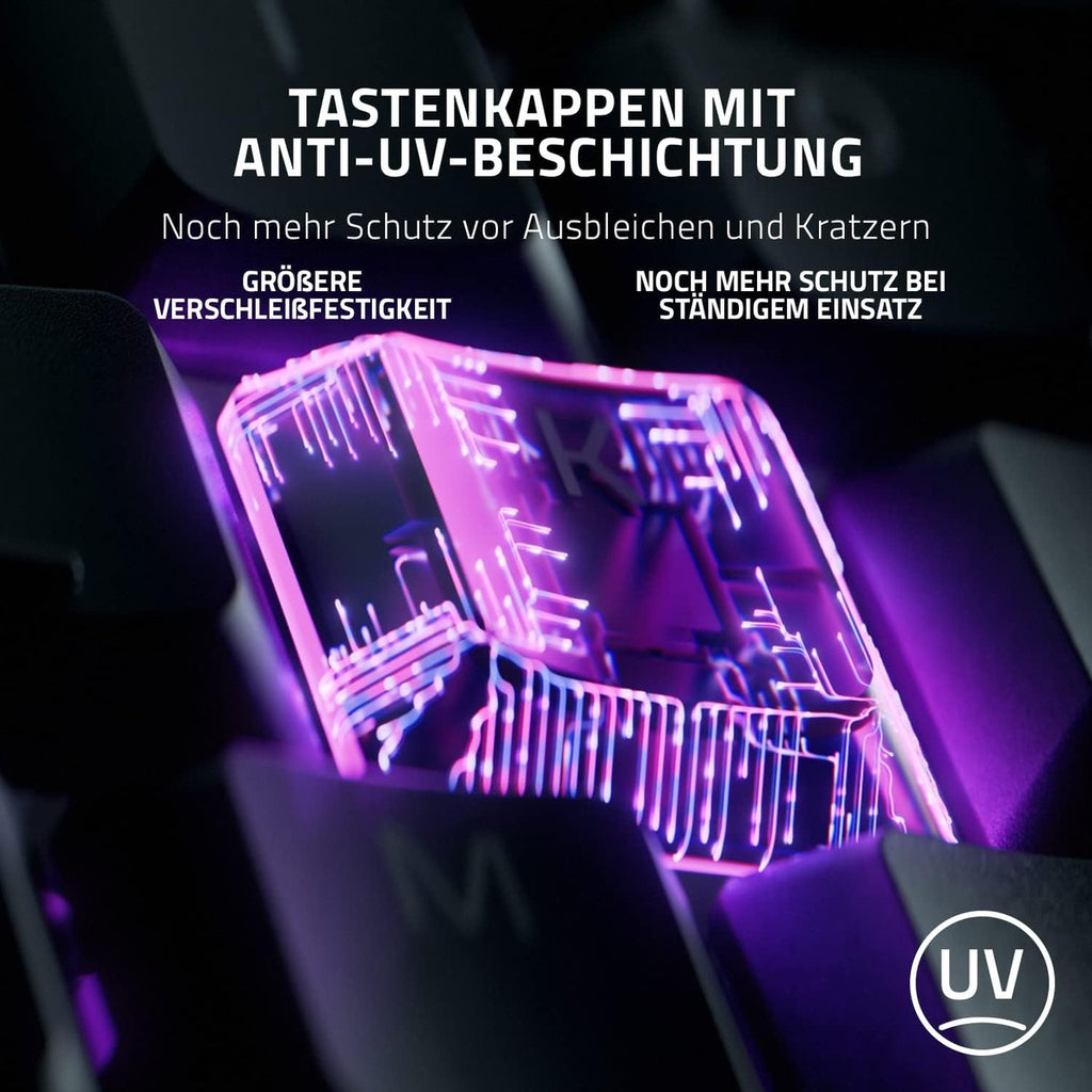 Razer Ornata V3 - Low Profile Gaming Keyboard | QWERTZ DE-Layout | Schwarz