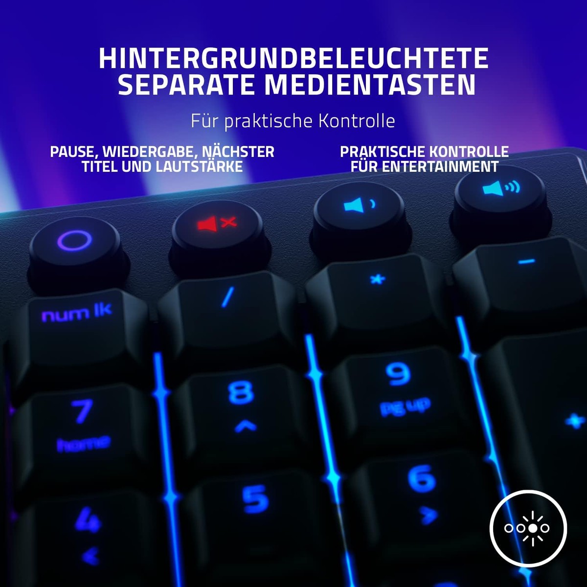 Razer Ornata V3 - Low Profile Gaming Keyboard | QWERTZ DE-Layout | Schwarz