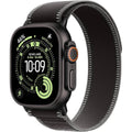 Apple Watch Band - Trail Loop - 49 mm - Schwarz/Kohlegrau - M/L, Fluoroelastomer