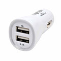 KFZ Ladegerät Dual USB 12V-24V weiß