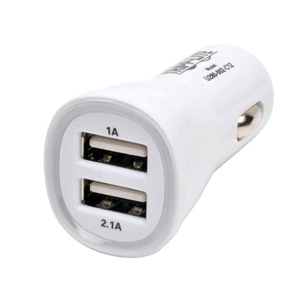 KFZ Ladegerät Dual USB 12V-24V weiß