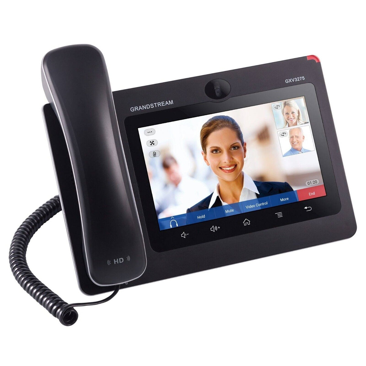 Grandstream GXV3275 IP Multimedia Telefon-Anlage Touchscreen Android WiFi/LAN